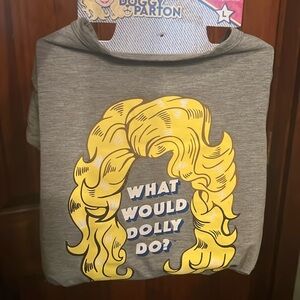 Doggy Parton Dolly Parton What Would Dolly Do? Dog t shirt Large